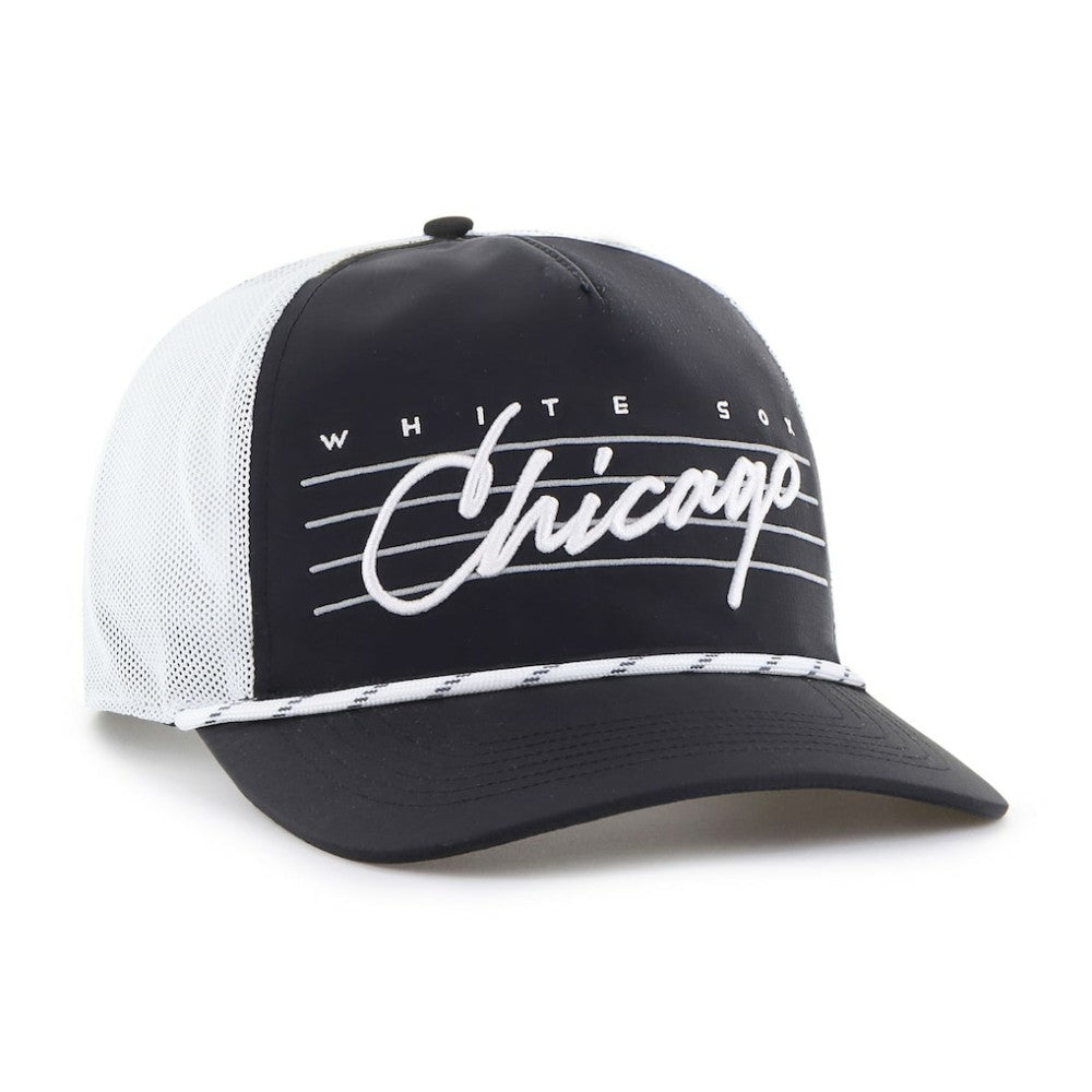 Chicago White Sox Brrr Downburst Mesh Hitch Adjustable Hat Black
