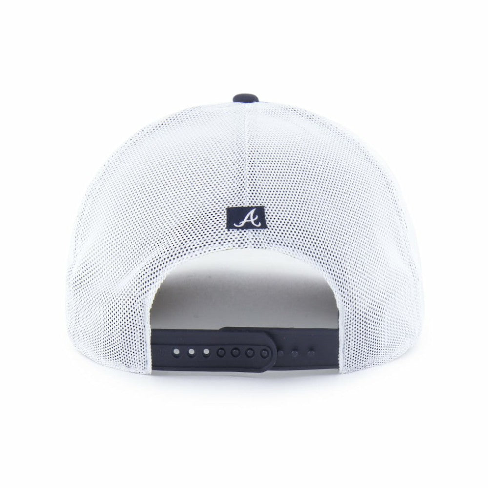 Atlanta Braves Brrr Downburst Mesh Hitch Adjustable Hat Navy