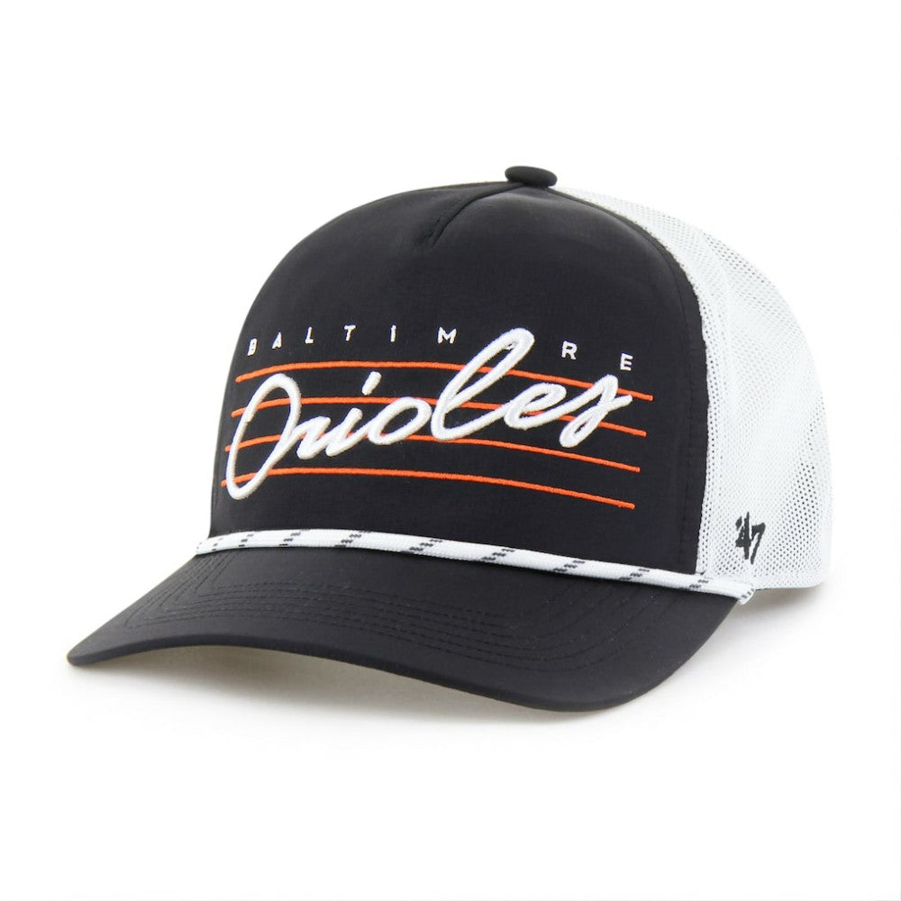 Baltimore Orioles Brrr Downburst Mesh Hitch Adjustable Hat Black