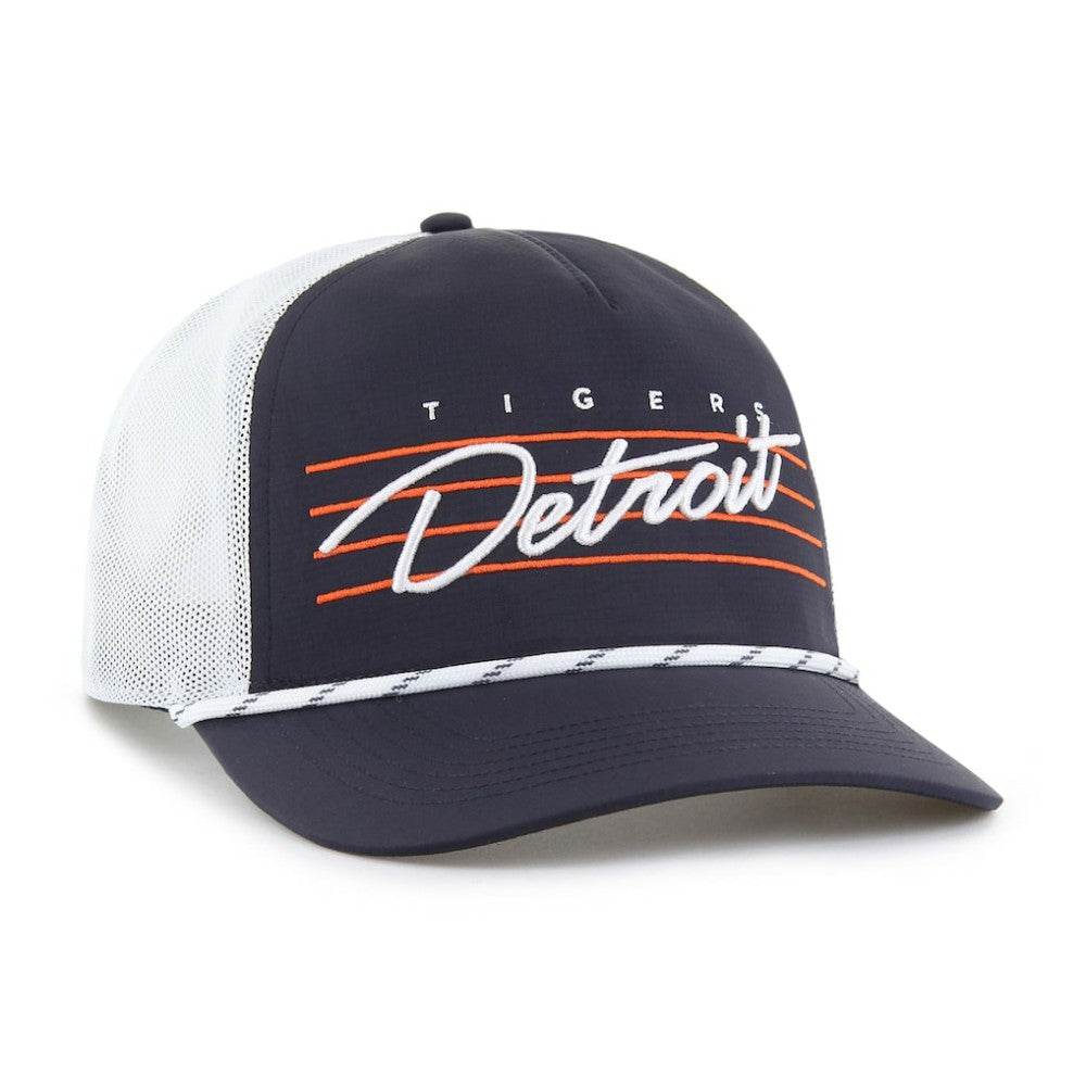 Detroit Tigers Brrr Downburst Mesh Hitch Adjustable Hat Navy