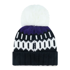 Colorado Rockies Women's Felicity Cuffed Knit Hat with Pom Black
