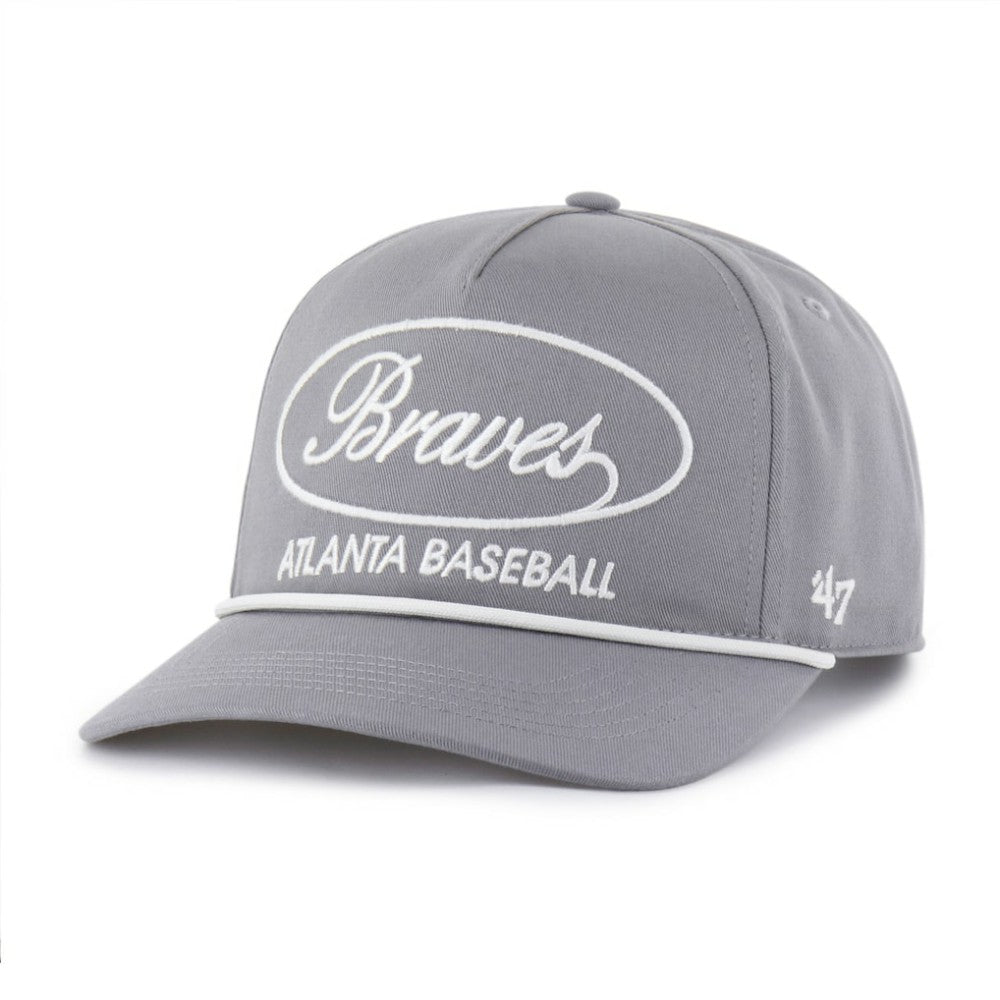 Atlanta Braves Foundational Hitch Adjustable Hat Gray