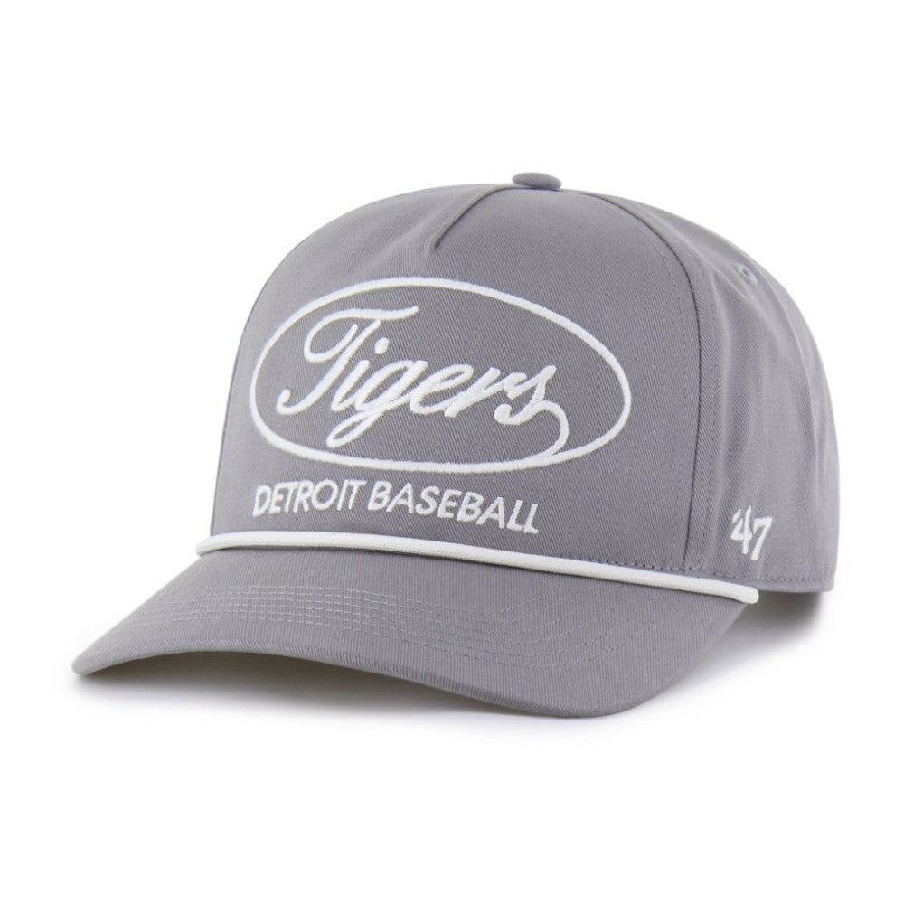 Detroit Tigers Foundational Hitch Adjustable Hat Gray
