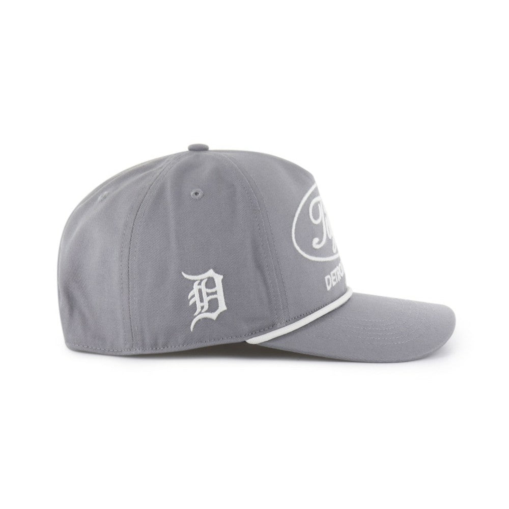 Detroit Tigers Foundational Hitch Adjustable Hat Gray
