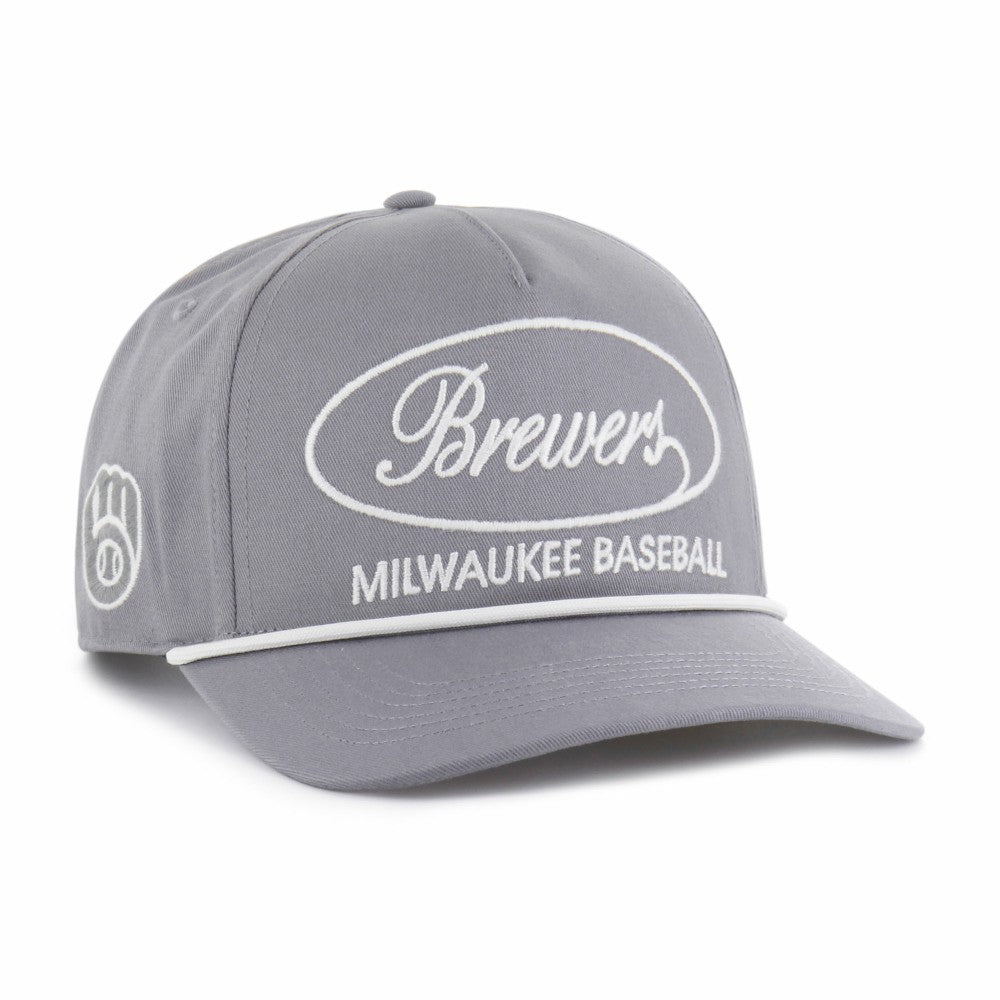 Milwaukee Brewers Foundational Hitch Adjustable Hat Gray