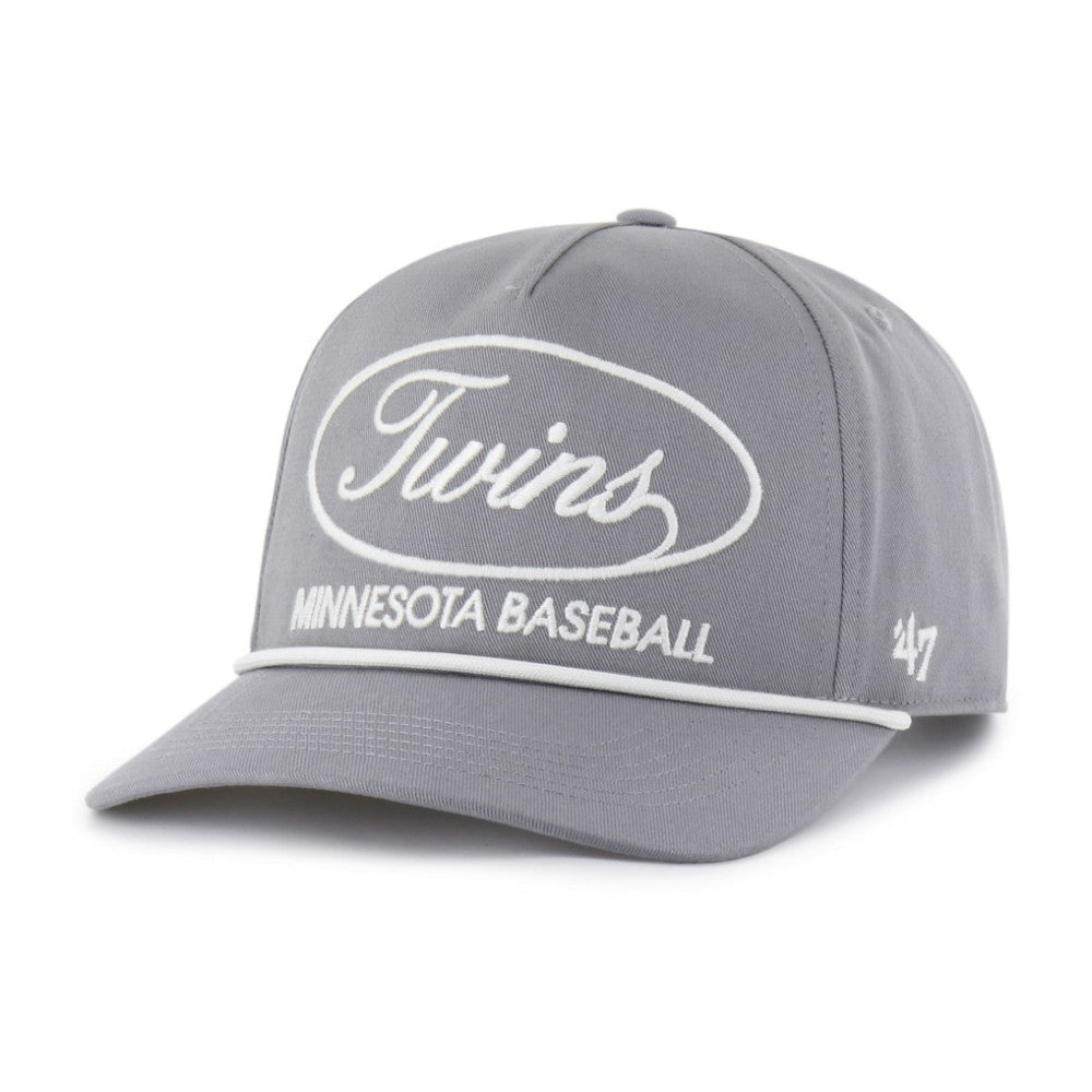 Minnesota Twins Foundational Hitch Adjustable Hat Gray