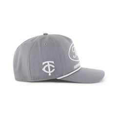 Minnesota Twins Foundational Hitch Adjustable Hat Gray