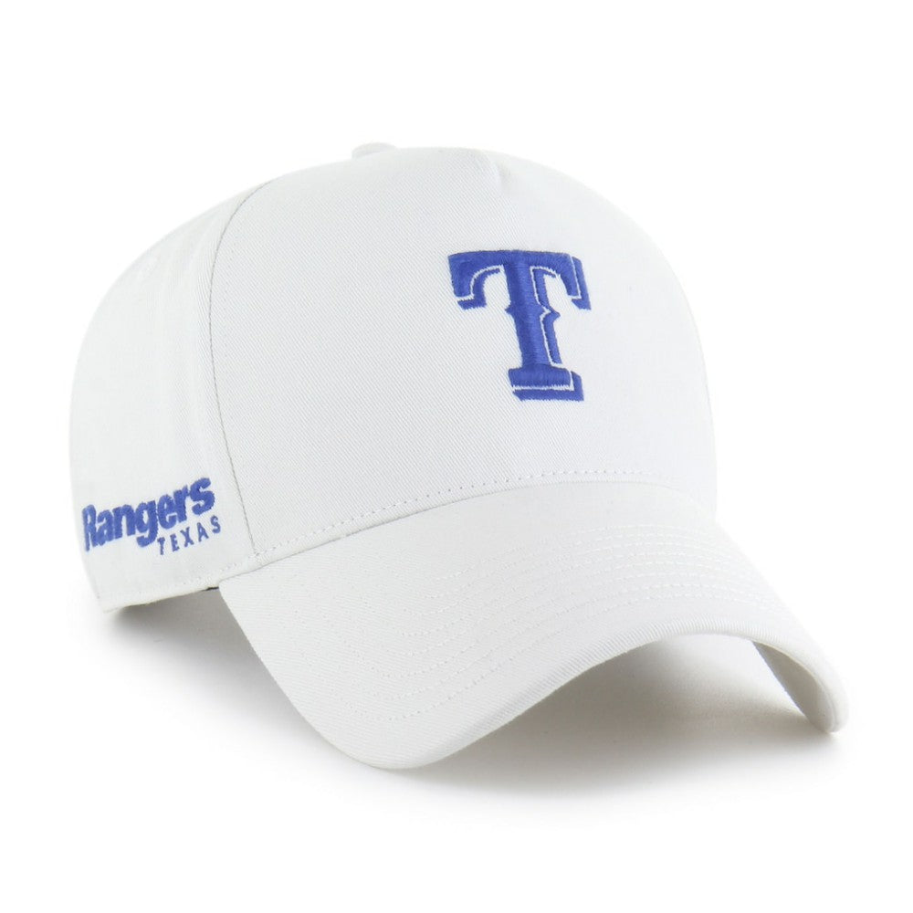 Texas Rangers Foundational Pinch Offside Adjustable Hat White