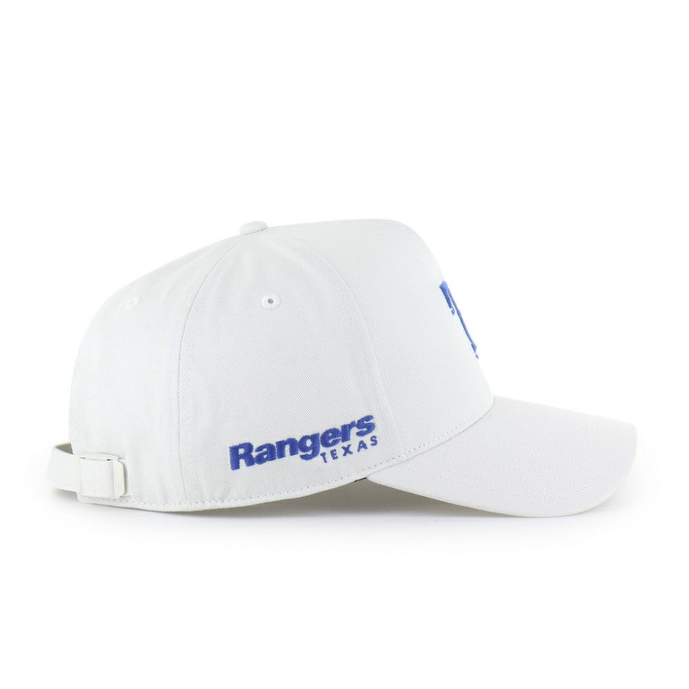 Texas Rangers Foundational Pinch Offside Adjustable Hat White