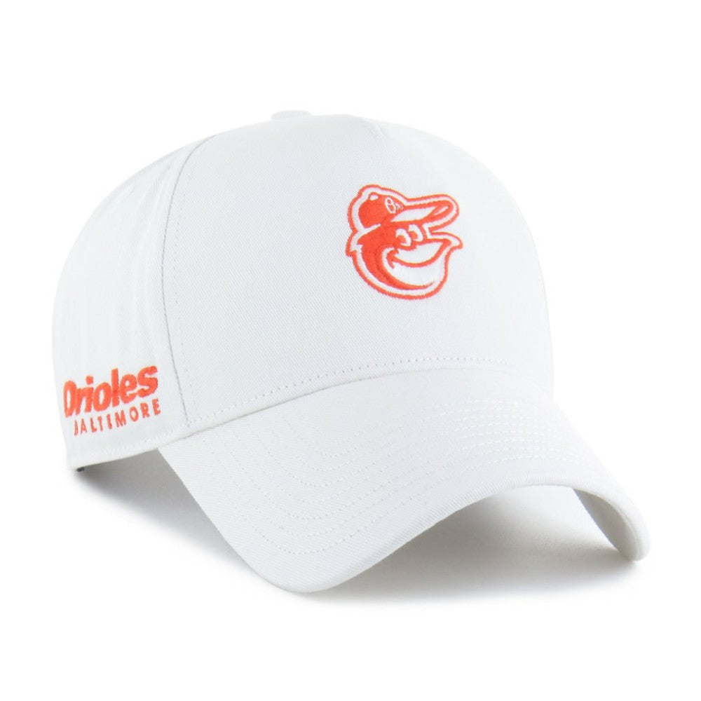 Baltimore Orioles Foundational Pinch Offside Adjustable Hat White