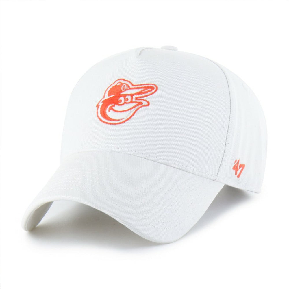 Baltimore Orioles Foundational Pinch Offside Adjustable Hat White