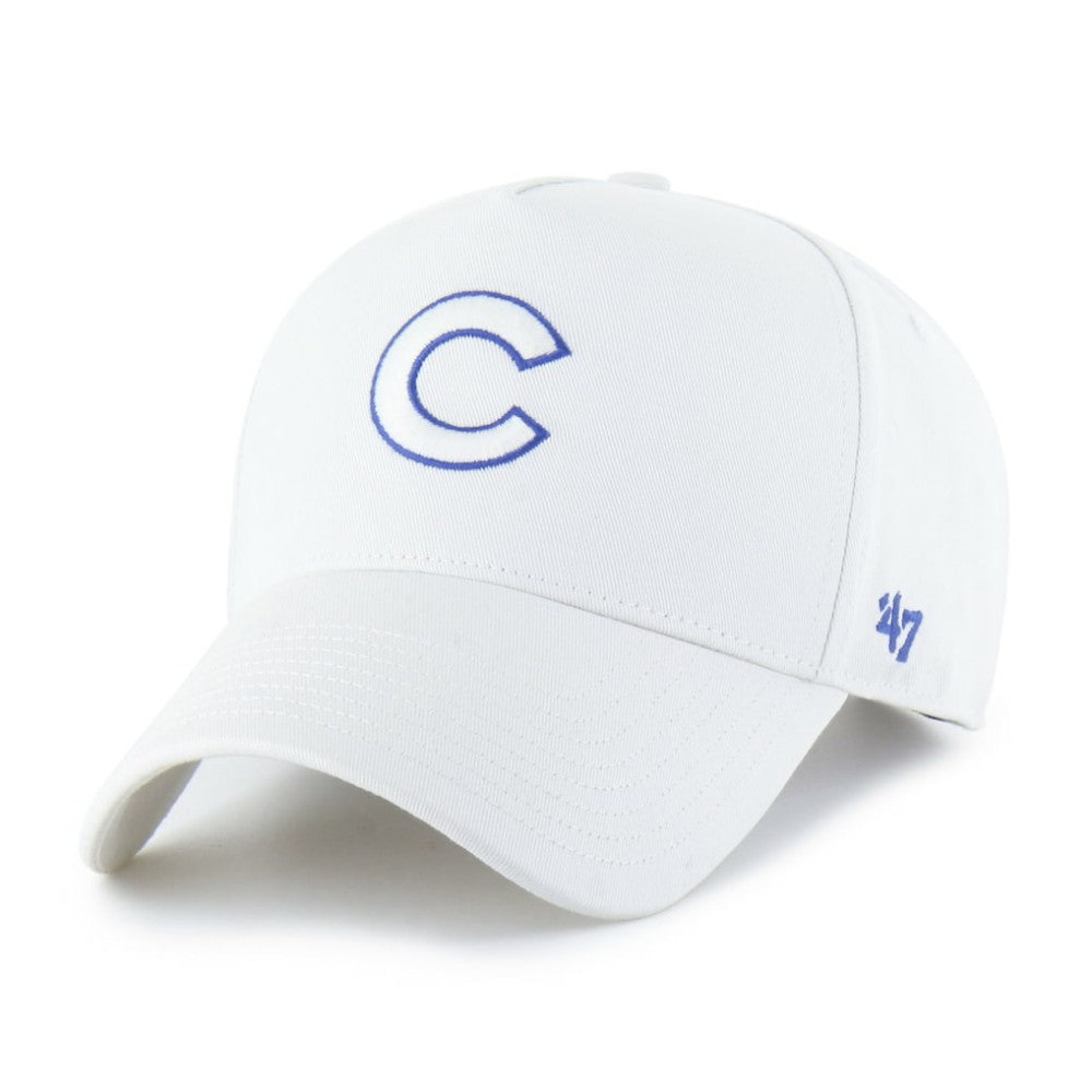 Chicago Cubs Foundational Pinch Offside Adjustable Hat White