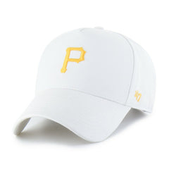 Pittsburgh Pirates Foundational Pinch Offside Adjustable Hat White