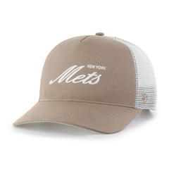 New York Mets Foundational Mesh Hitch Adjustable Hat Brown