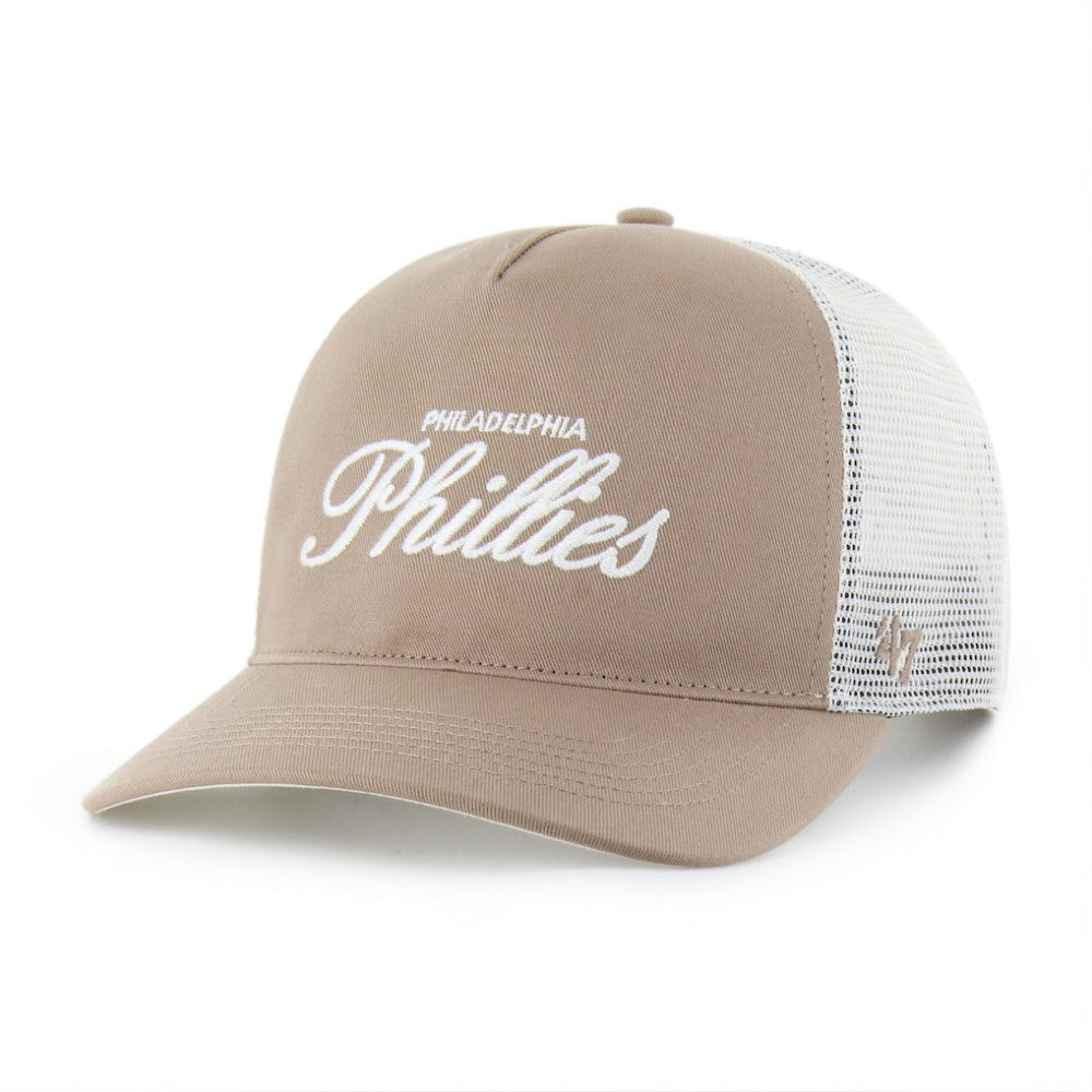 Philadelphia Phillies Foundational Mesh Hitch Adjustable Hat Brown