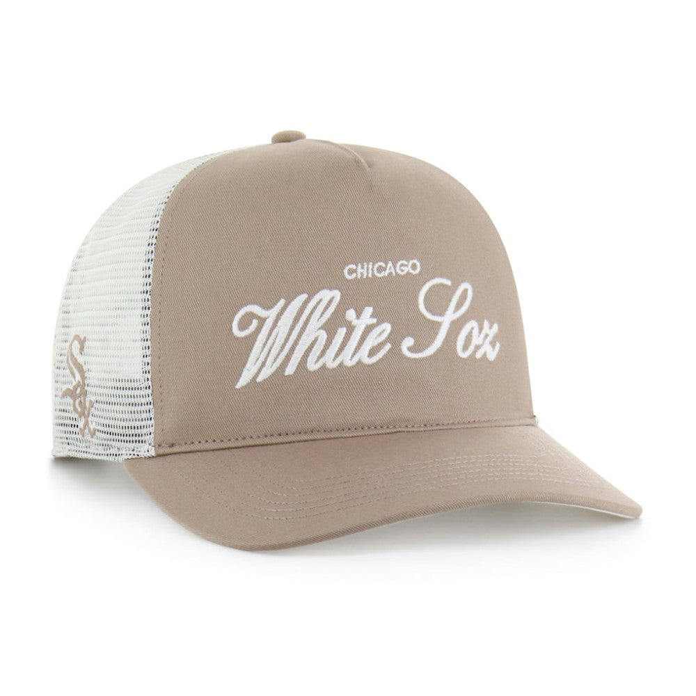 Chicago White Sox Foundational Mesh Hitch Adjustable Hat Brown