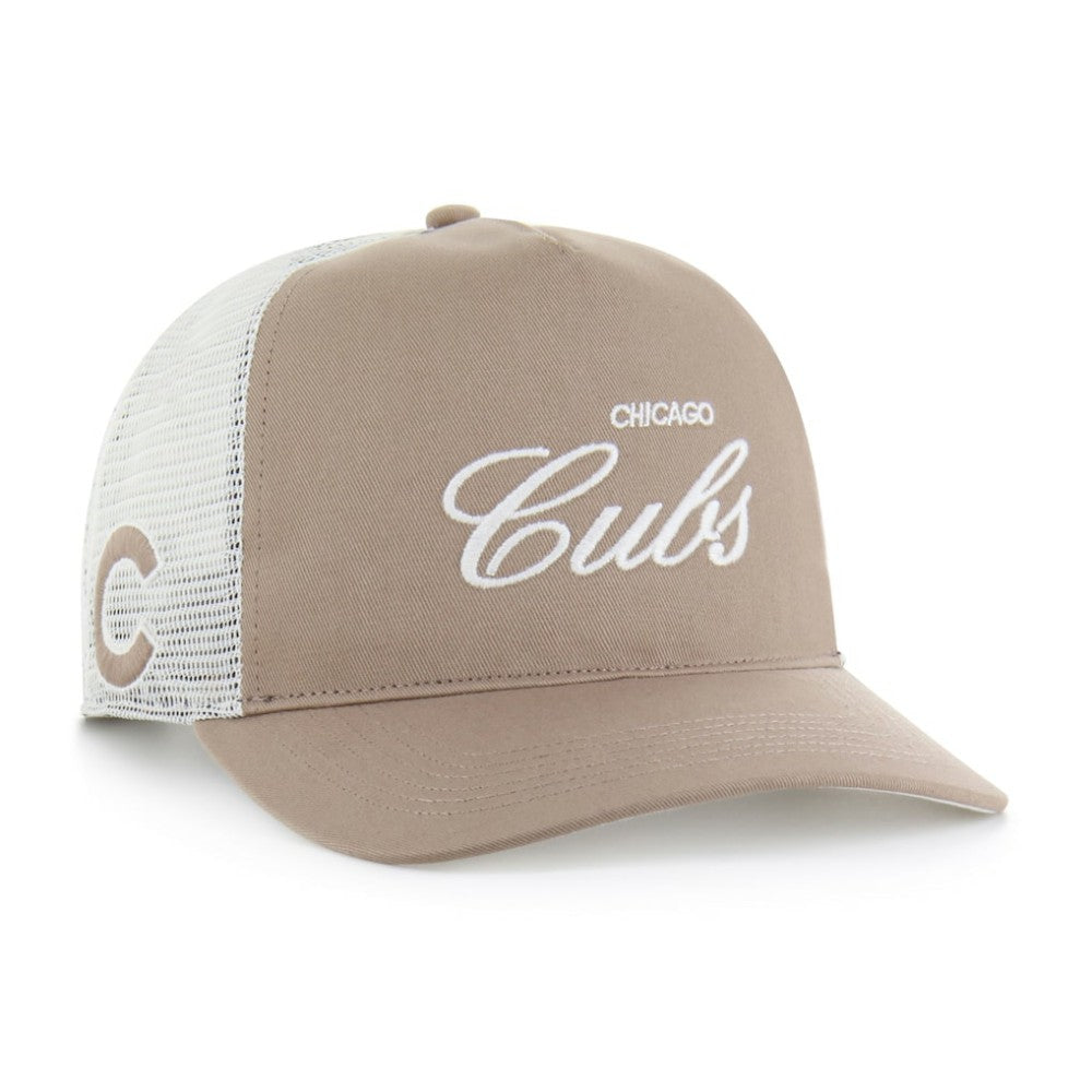 Chicago Cubs Foundational Mesh Hitch Adjustable Hat Brown