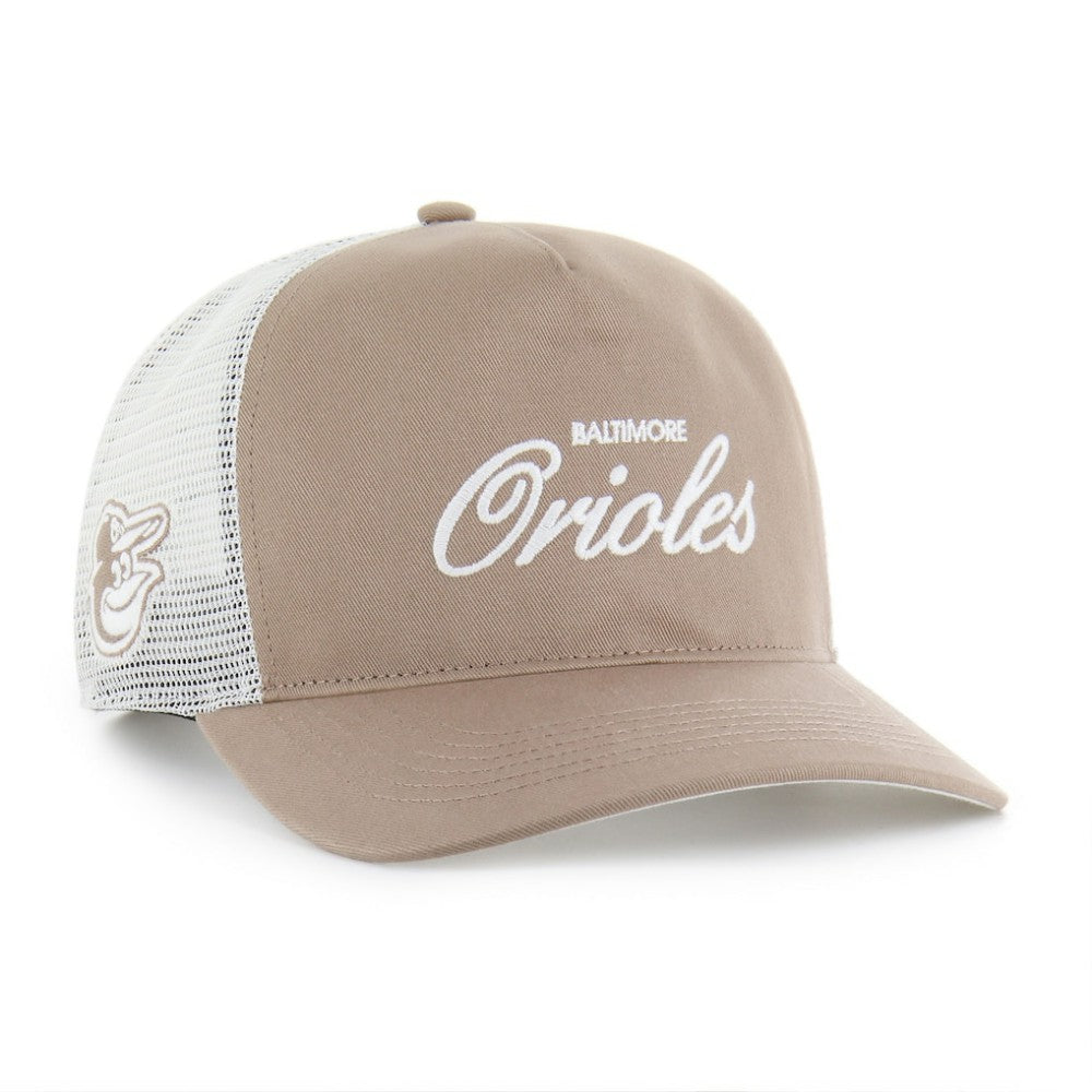 Baltimore Orioles Foundational Mesh Hitch Adjustable Hat Brown