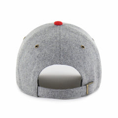 Los Angeles Angels Golden Age Wool Clean Up Adjustable Hat Gray/Red