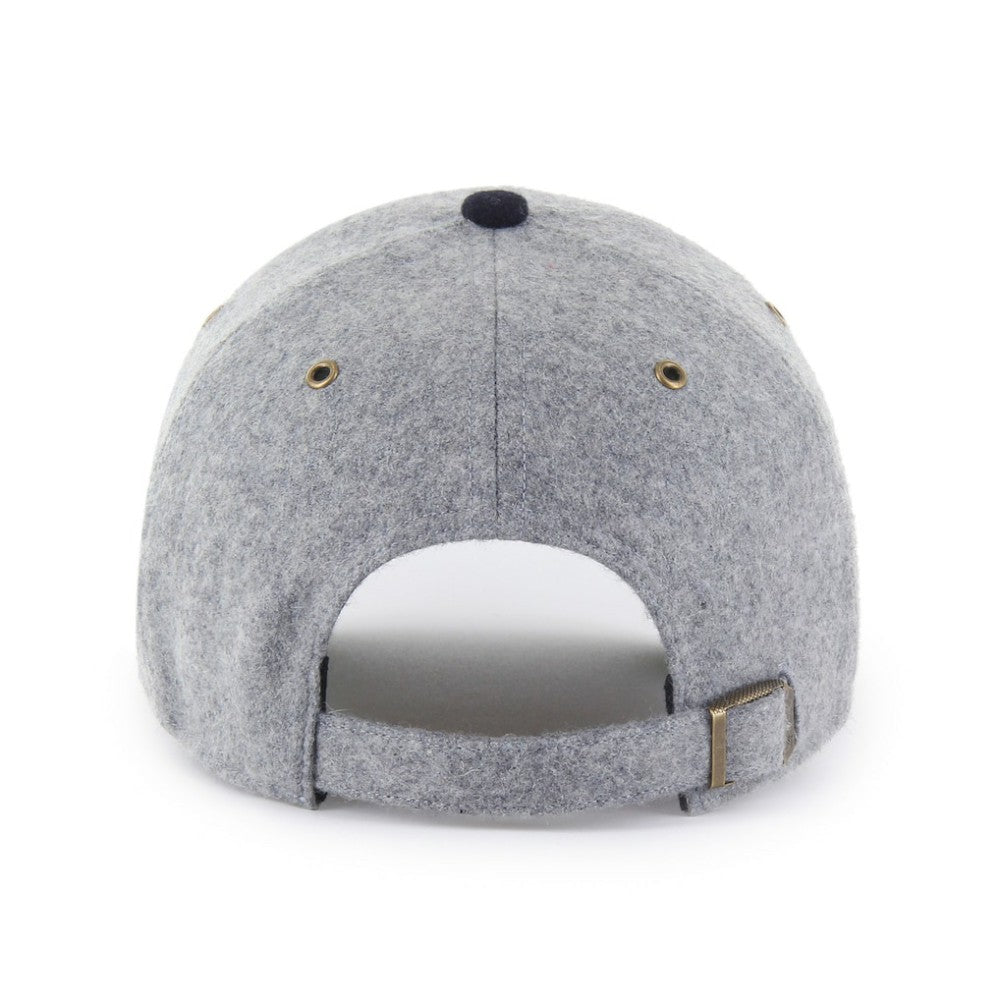 Tampa Bay Rays Golden Age Wool Clean Up Adjustable Hat Gray/Navy