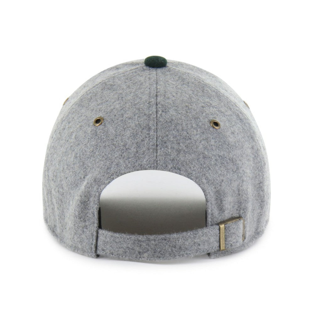 Athletics Golden Age Wool Clean Up Adjustable Hat Gray/Green