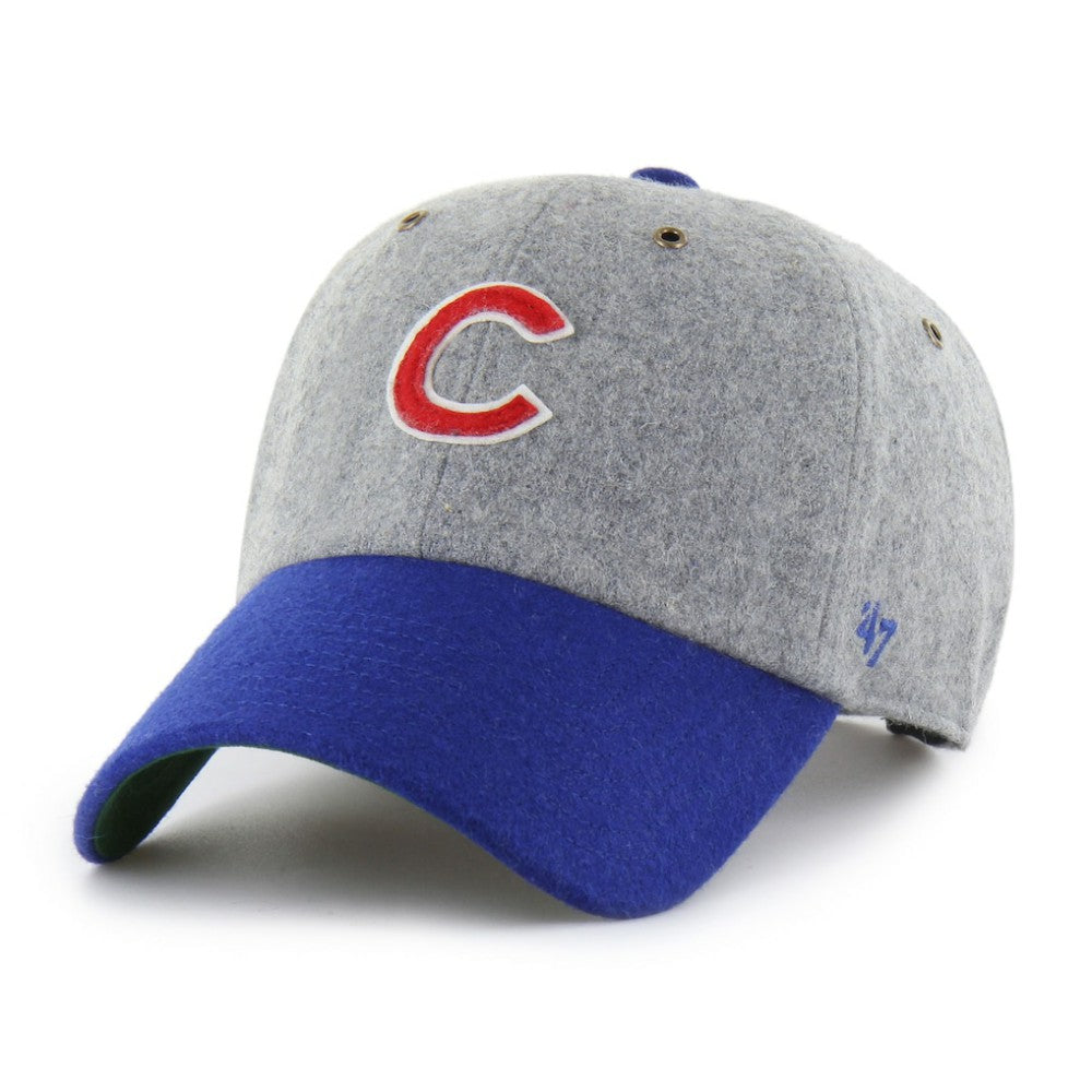 Chicago Cubs Golden Age Wool Clean Up Adjustable Hat Gray/Royal