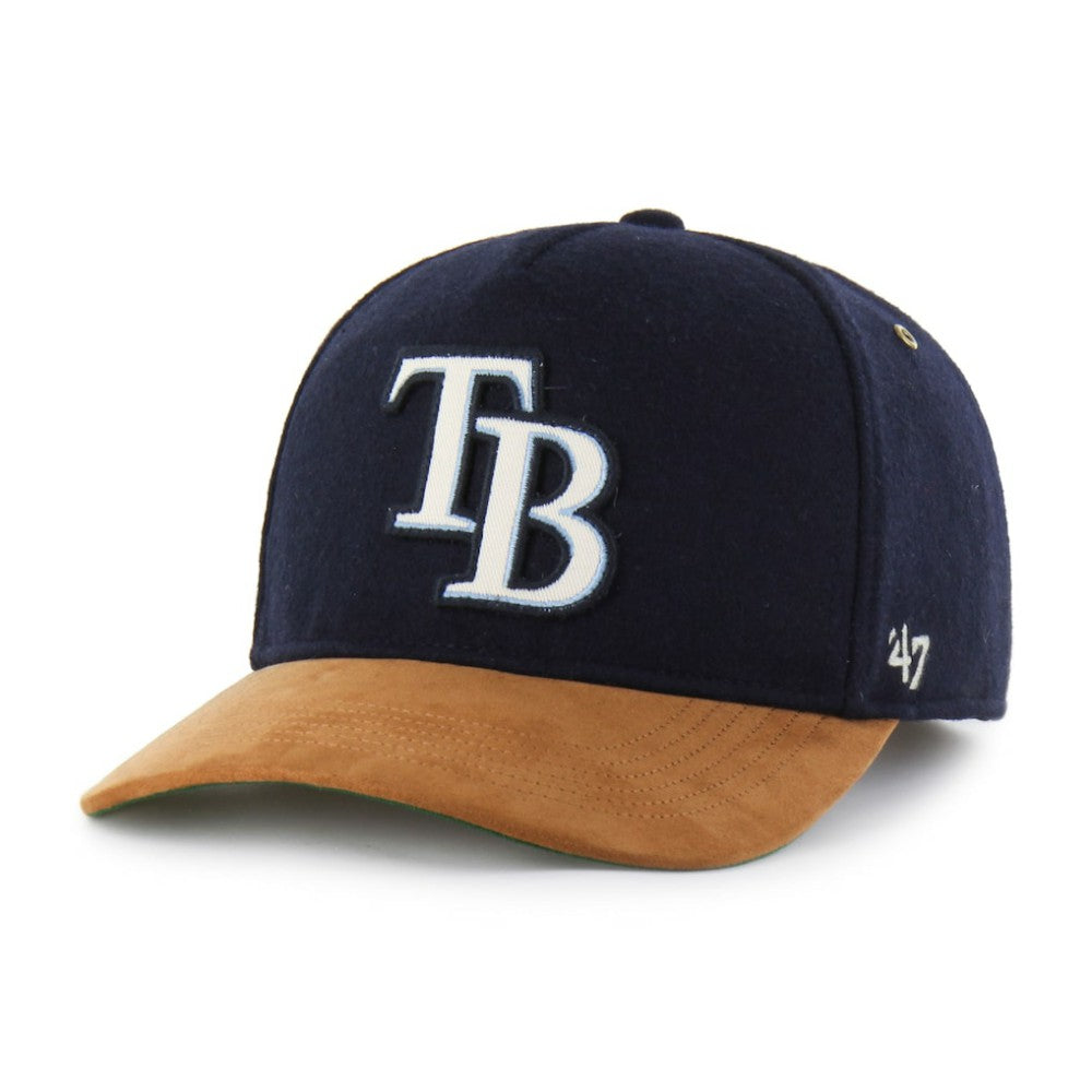 Tampa Bay Rays Gold Age Wool Hitch Adjustable Hat Navy
