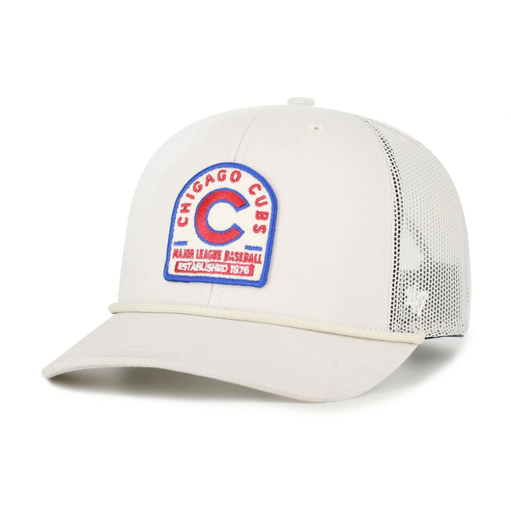 Chicago Cubs Gravestone Adjustable Trucker Hat Cream