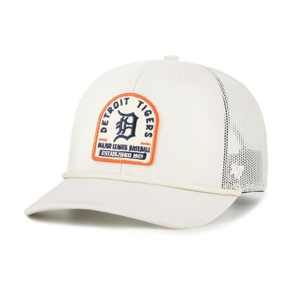 Detroit Tigers Gravestone Adjustable Trucker Hat Cream