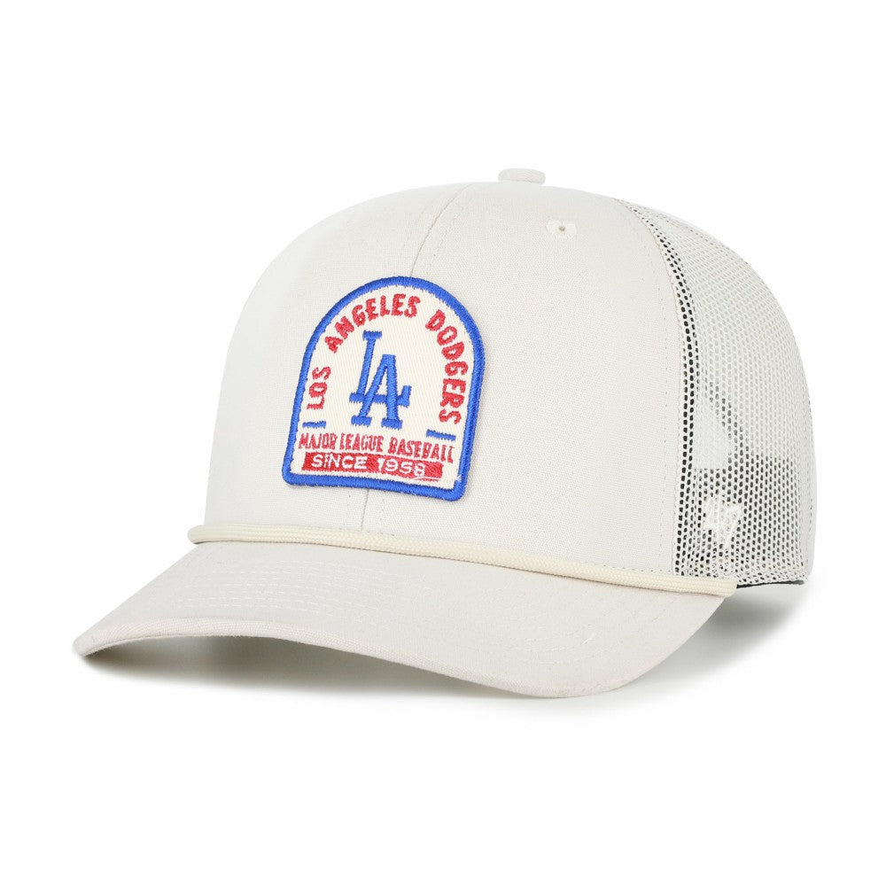 Los Angeles Dodgers Gravestone Adjustable Trucker Hat Cream