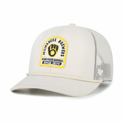 Milwaukee Brewers Gravestone Adjustable Trucker Hat Cream