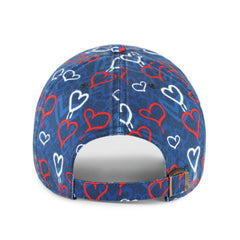 Atlanta Braves Girls Youth Mural Clean Up Adjustable Hat Navy