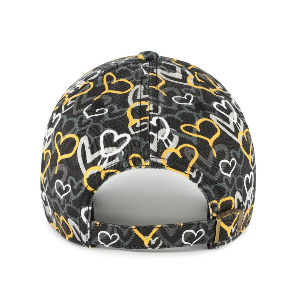 Pittsburgh Pirates Girls Youth Mural Clean Up Adjustable Hat Black