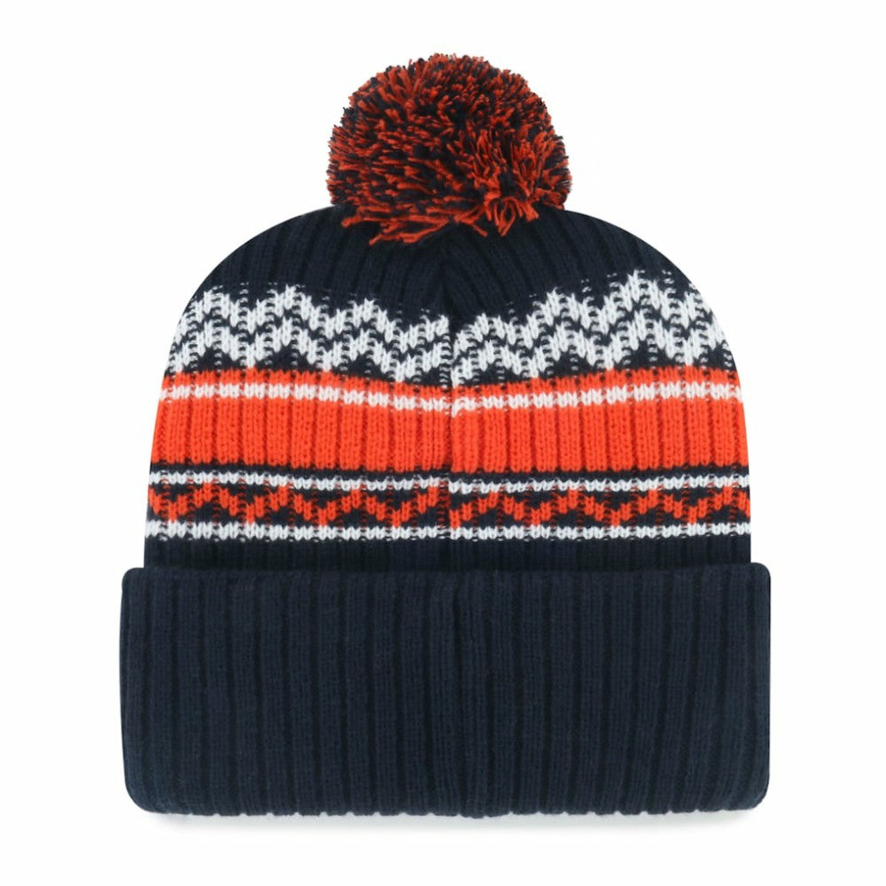 Houston Astros Youth Polar Vortex Cuffed Knit Hat with Pom Navy