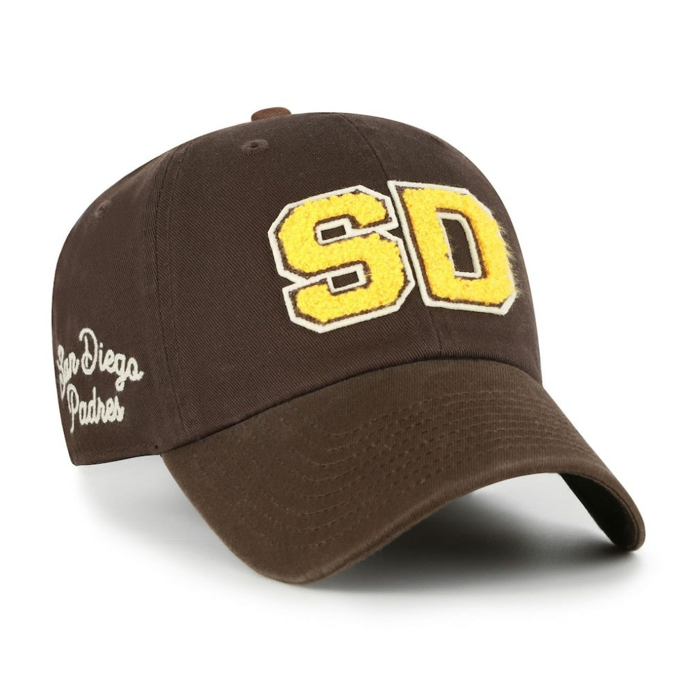 San Diego Padres Women's Zoey Clean Up Adjustable Hat Brown