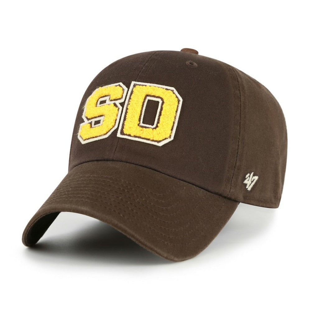 San Diego Padres Women's Zoey Clean Up Adjustable Hat Brown