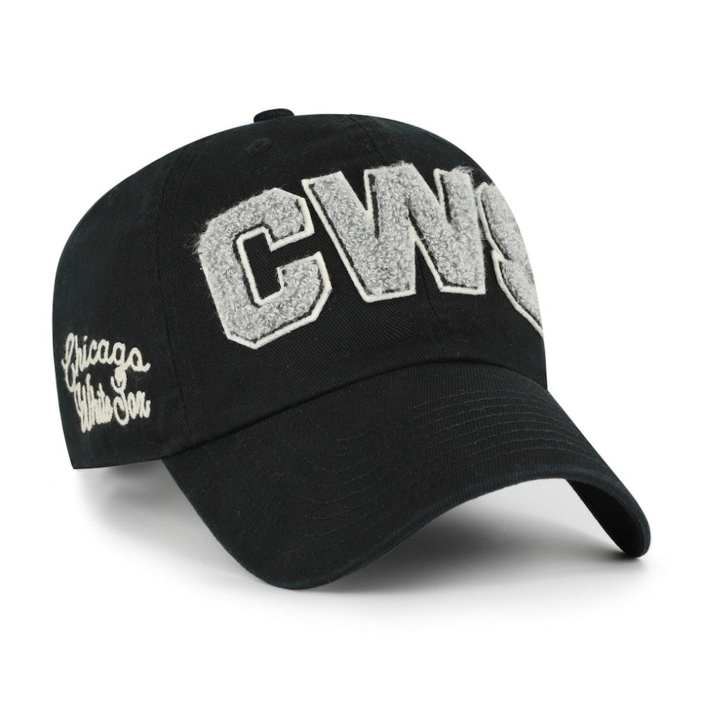 Chicago White Sox Women's Zoey Clean Up Adjustable Hat Black