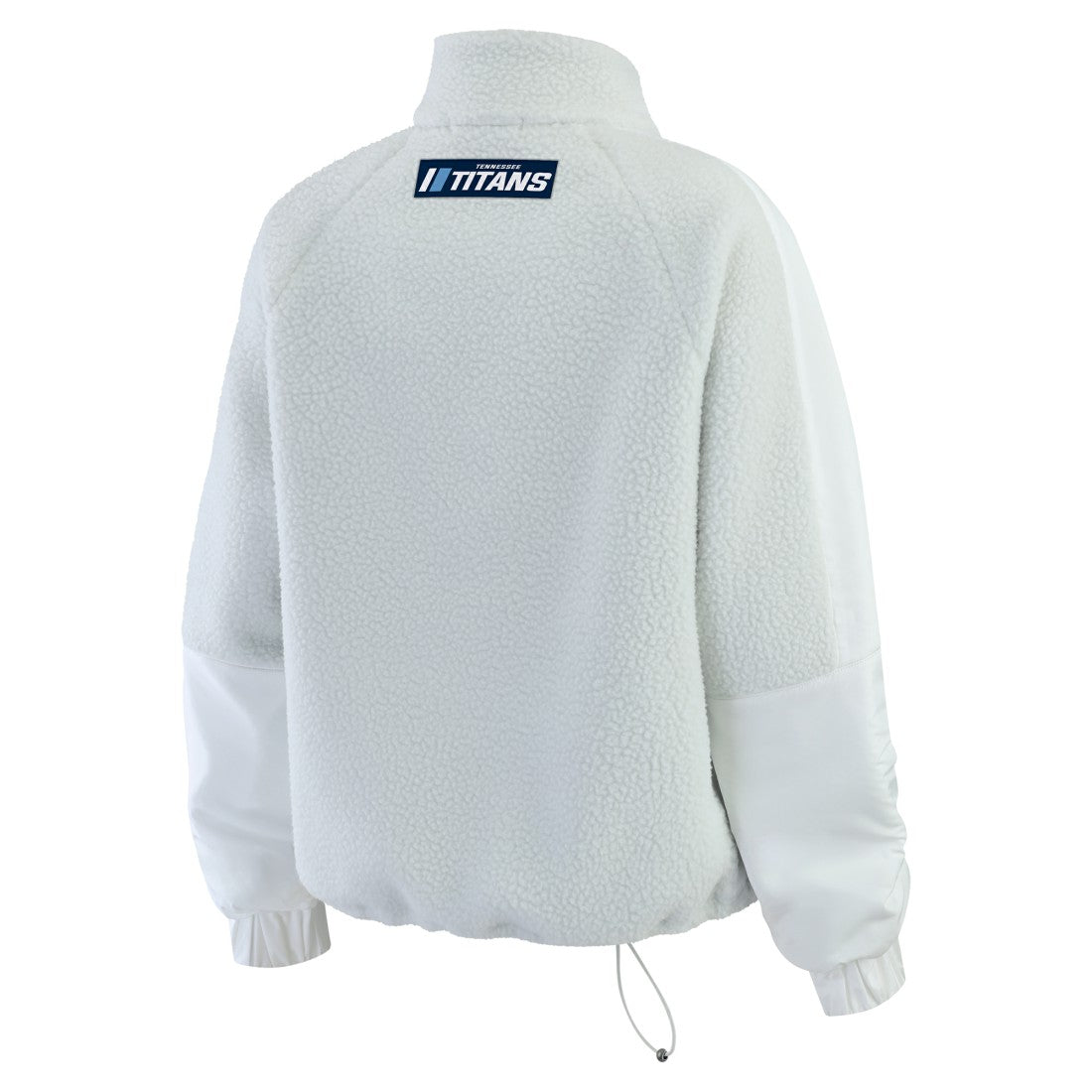 Tennessee Titans WEAR by Erin Andrews Women's Polar Fleece Half-Zip Jacket - White for sale