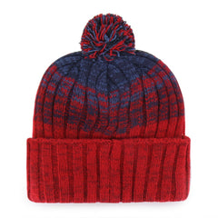 Washington Nationals Cascade Cuffed Knit Hat with Pom Red