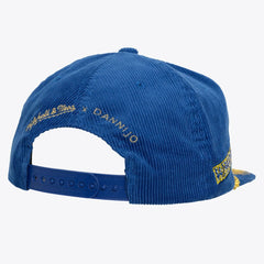 Golden State Warriors x DANNIJO Women's Deadstock Cord Snapback Hat sale - Royal discount