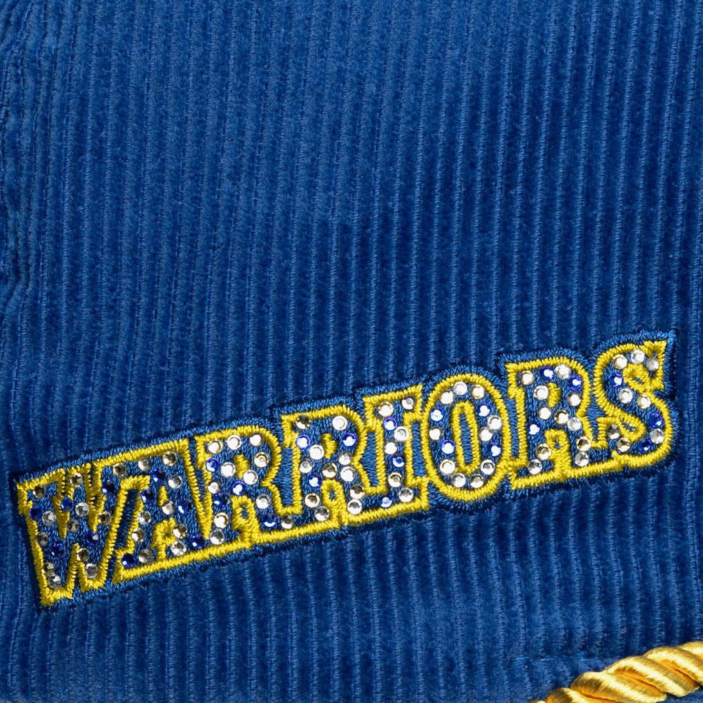 Golden State Warriors x DANNIJO Women's Deadstock Cord Snapback Hat sale - Royal discount