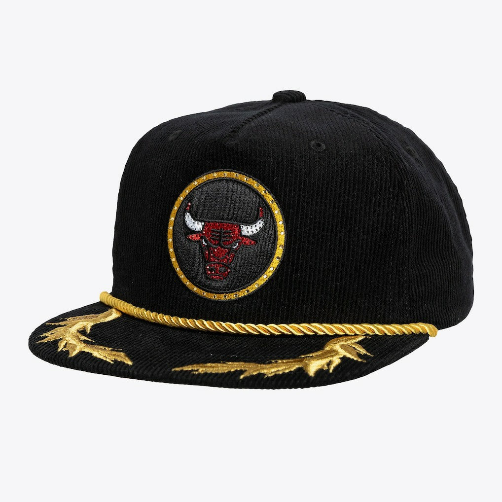 Chicago Bulls x DANNIJO Women's Deadstock Cord Snapback Hat - Black cheap