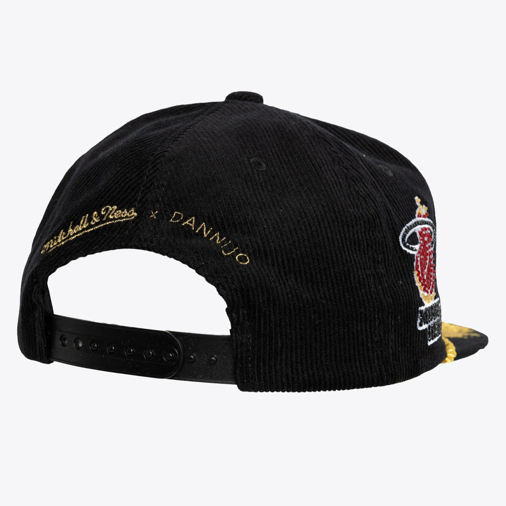 Miami Heat x DANNIJO Women's Deadstock Cord Snapback Hat - Black outlet