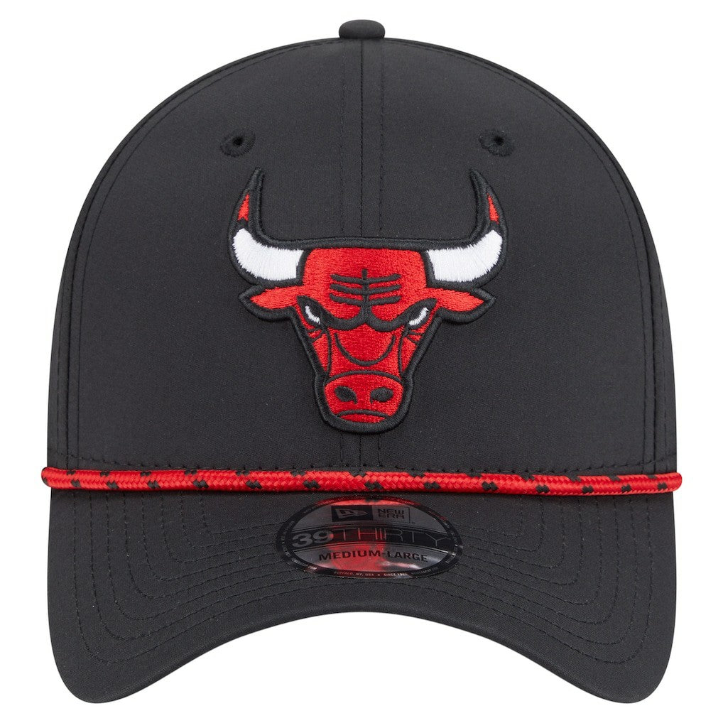 Chicago Bulls Featherweight Poly Rope Flex 39Thirty Hat - Black sale