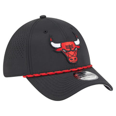 Chicago Bulls Featherweight Poly Rope Flex 39Thirty Hat - Black sale