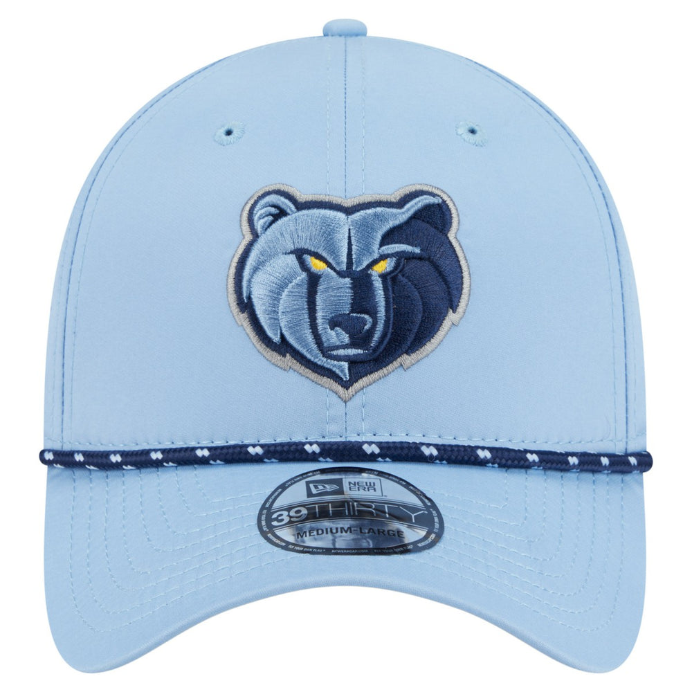 Memphis Grizzlies Featherweight Poly Rope Flex 39Thirty Hat - Light Blue for sale