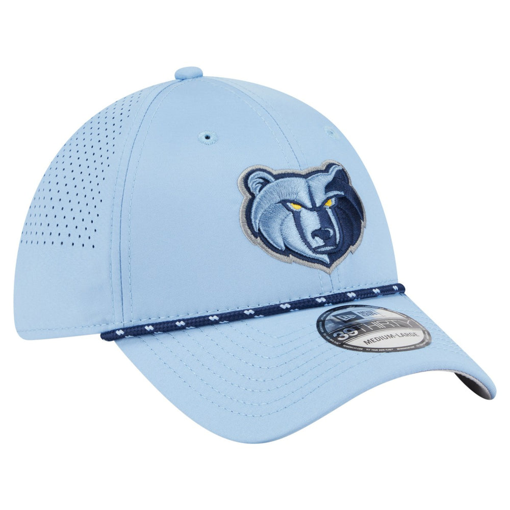 Memphis Grizzlies Featherweight Poly Rope Flex 39Thirty Hat - Light Blue for sale