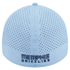 Memphis Grizzlies Featherweight Poly Rope Flex 39Thirty Hat - Light Blue for sale