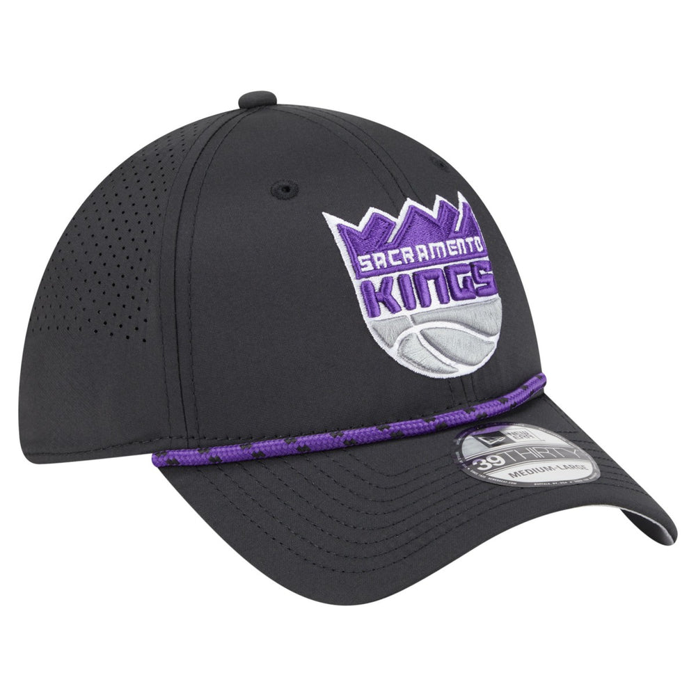 Sacramento Kings Featherweight Poly Rope Flex 39Thirty Hat - Black for sale