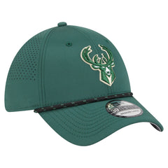 Milwaukee Bucks Featherweight Poly Rope Flex 39Thirty Hat - Hunter Green shop